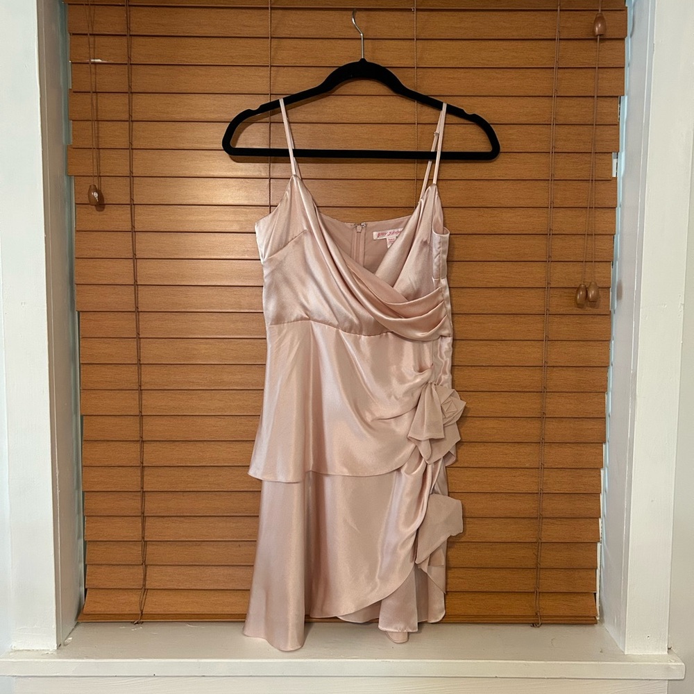 Betsey Johnson - Pink Draped Dress